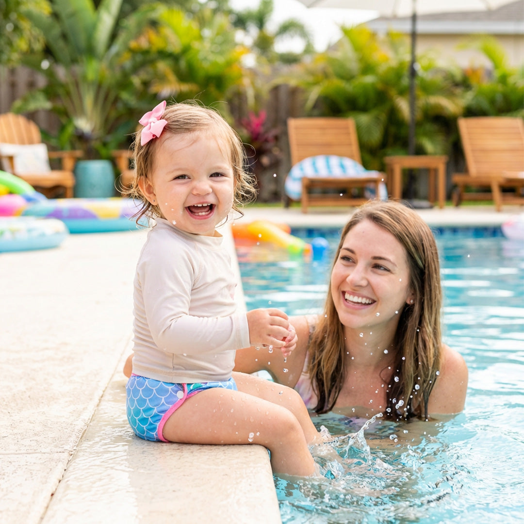 Mermaid Swimming Diaper