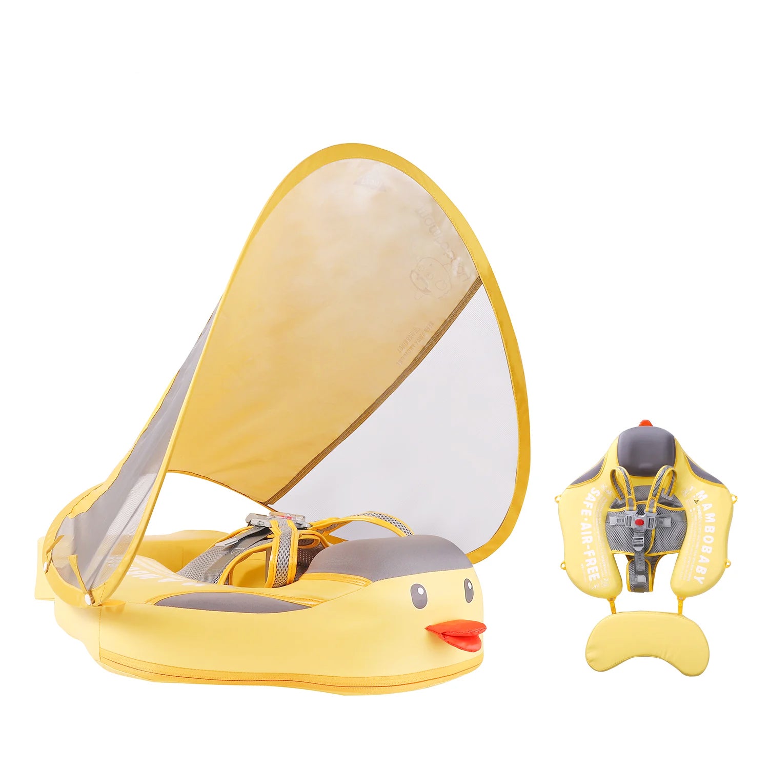 Mambobaby Pool Float Duckling with Canopy