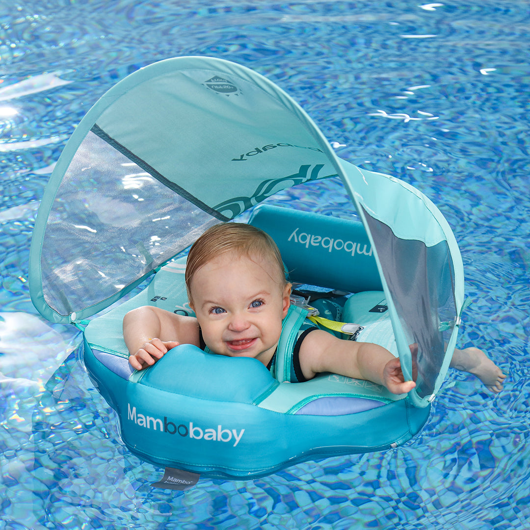 Mambobaby Air-Free Contrasting Theme Chest Float with Flat Canopy