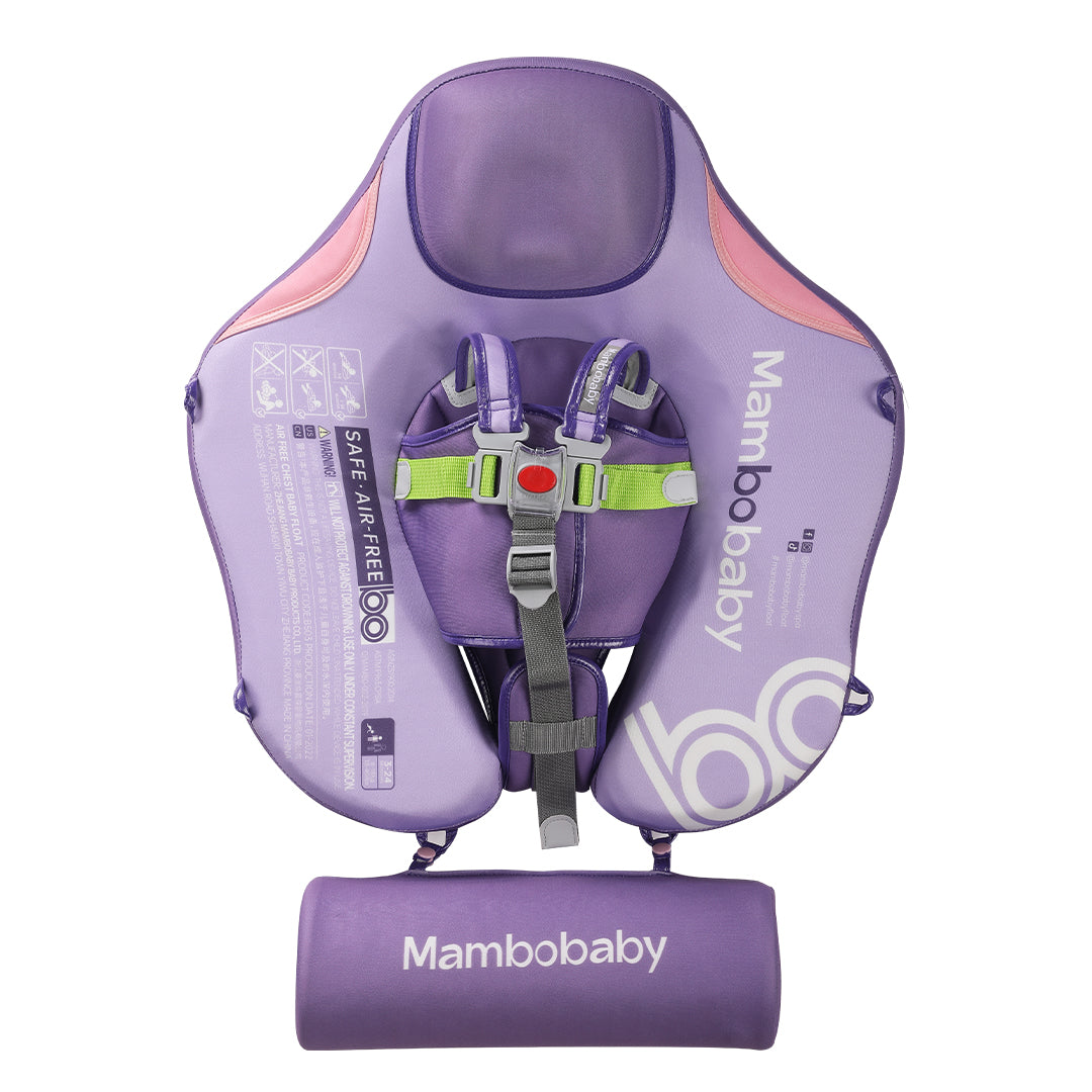Mambobaby Air-Free Contrasting Theme Chest Float with Flat Canopy